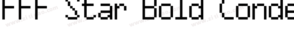 FFF Star Bold Condensed字体转换